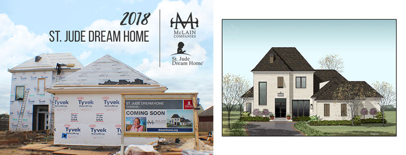 St Jude Mclain Dream Home The 2018 St Jude Dream Home Is Located In Grand Pointe Development Lafayette La Address 210 Oats Dr 70508